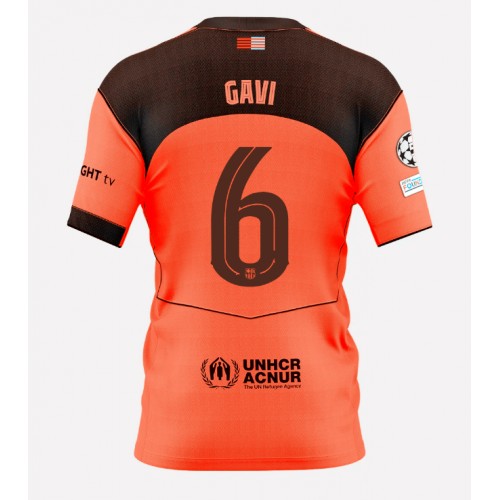 Barcelona Paez Gavi #6 Alternativní Dres 2025-26 Krátký Rukáv Barcelona Paez Gavi #6 Alternativní Dres 2025-26 Krátký Rukáv